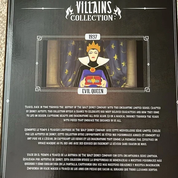 Disney Villains Evil Queen Plush with Gold Crown - Picture 4 of 5